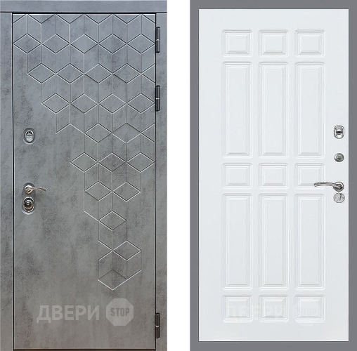 Входная металлическая Дверь Стоп БЕТОН ФЛ-33 Силк Сноу в Жуковский