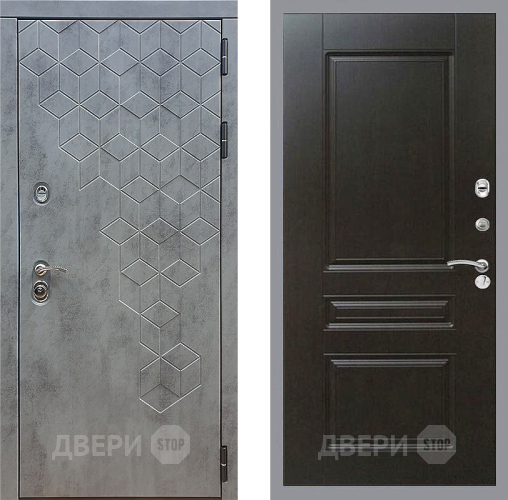 Дверь Стоп БЕТОН ФЛ-243 Венге в Жуковский