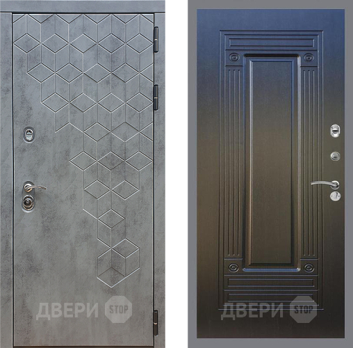 Входная металлическая Дверь Стоп БЕТОН ФЛ-4 Венге в Жуковский