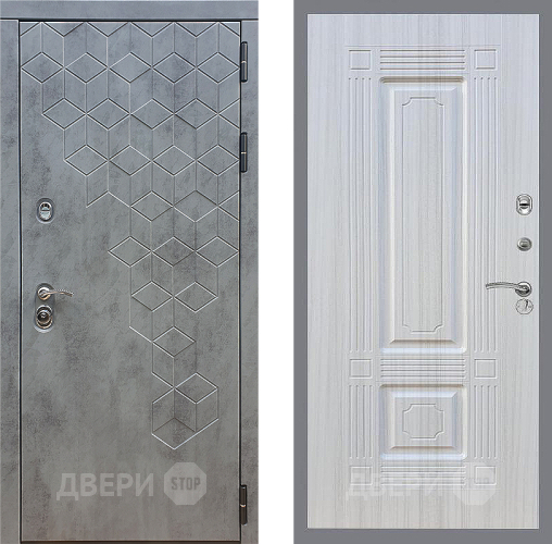 Входная металлическая Дверь Стоп БЕТОН ФЛ-2 Сандал белый в Жуковский
