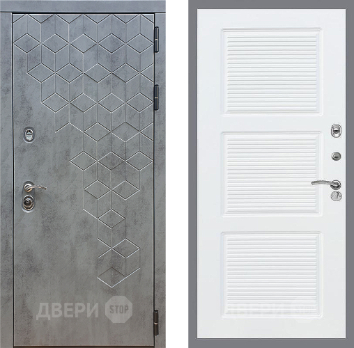 Входная металлическая Дверь Стоп БЕТОН ФЛ-1 Силк Сноу в Жуковский
