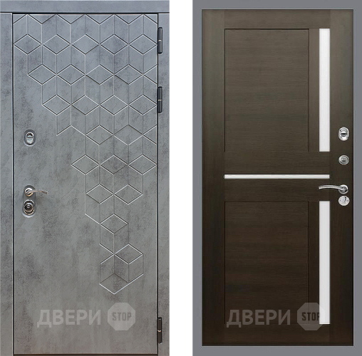 Входная металлическая Дверь Стоп БЕТОН СБ-18 Венге в Жуковский