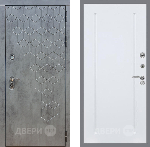 Входная металлическая Дверь Стоп БЕТОН ФЛ-68 Силк Сноу в Жуковский