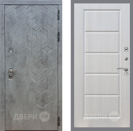 Входная металлическая Дверь Стоп БЕТОН ФЛ-39 Лиственница беж в Жуковский