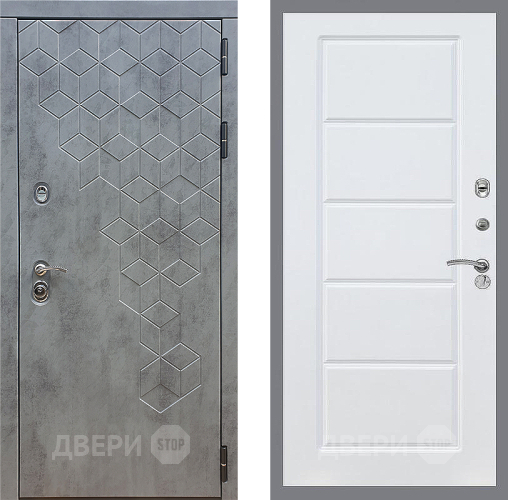 Входная металлическая Дверь Стоп БЕТОН ФЛ-39 Силк Сноу в Жуковский