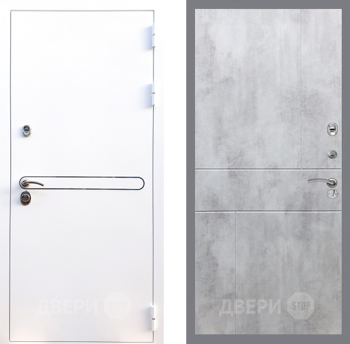 Дверь Стоп Лайн Вайт ФЛ-290 Бетон светлый в Жуковский