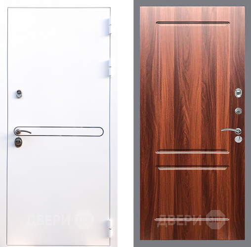 Входная металлическая Дверь Стоп Лайн Вайт ФЛ-117 Итальянский орех в Жуковский