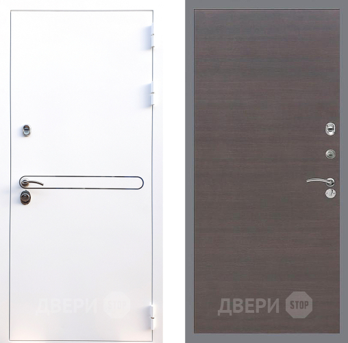 Входная металлическая Дверь Стоп Лайн Вайт Гладкая венге поперечный в Жуковский