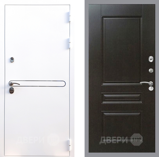 Входная металлическая Дверь Стоп Лайн Вайт ФЛ-243 Венге в Жуковский