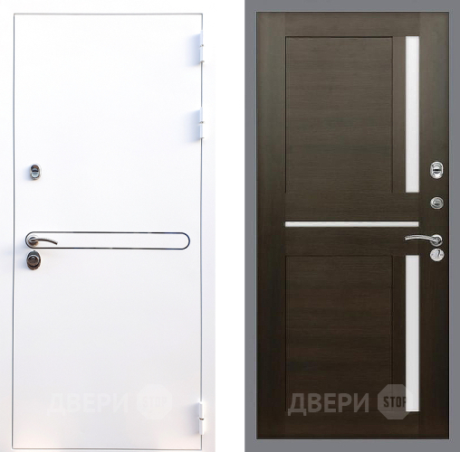 Входная металлическая Дверь Стоп Лайн Вайт СБ-18 Венге в Жуковский