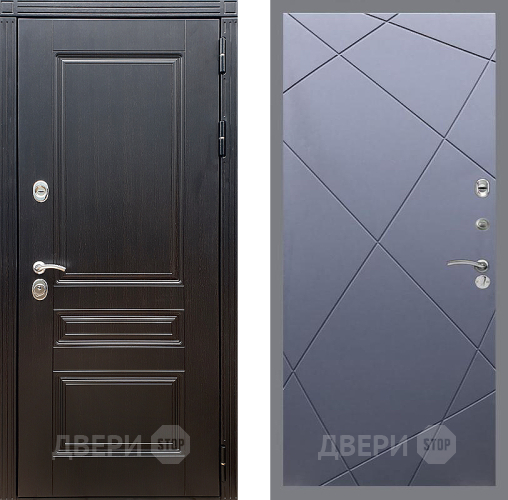Входная металлическая Дверь Стоп МЕГАПОЛИС ФЛ-291 Силк титан в Жуковский