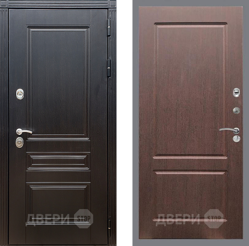 Входная металлическая Дверь Стоп МЕГАПОЛИС ФЛ-117 Орех премиум в Жуковский
