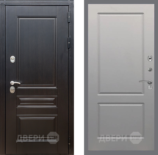 Входная металлическая Дверь Стоп МЕГАПОЛИС ФЛ-117 Грей софт в Жуковский
