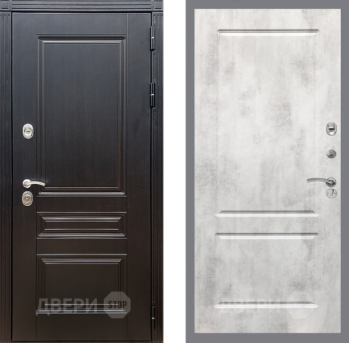Входная металлическая Дверь Стоп МЕГАПОЛИС ФЛ-117 Бетон светлый в Жуковский