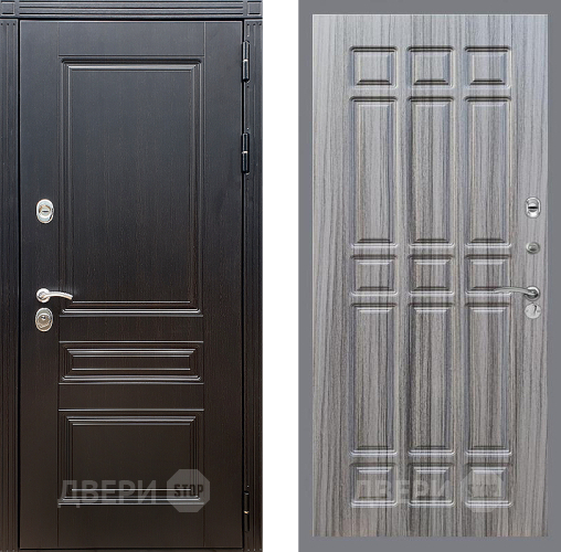 Входная металлическая Дверь Стоп МЕГАПОЛИС ФЛ-33 Сандал грей в Жуковский