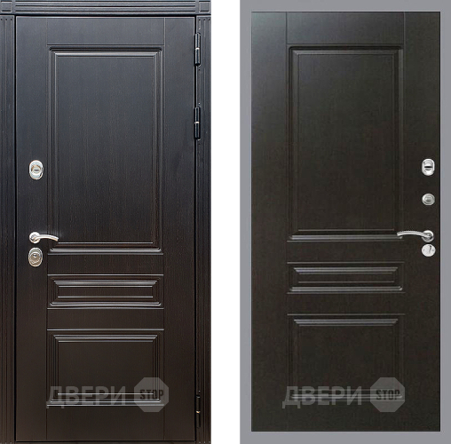 Входная металлическая Дверь Стоп МЕГАПОЛИС ФЛ-243 Венге в Жуковский