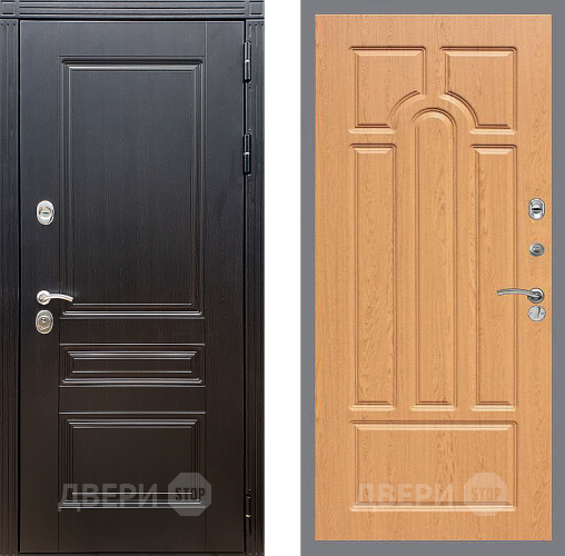 Входная металлическая Дверь Стоп МЕГАПОЛИС ФЛ-58 Дуб в Жуковский