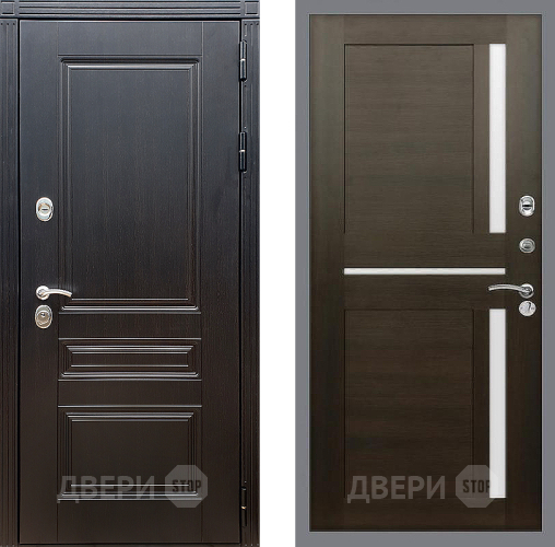 Входная металлическая Дверь Стоп МЕГАПОЛИС СБ-18 Венге в Жуковский