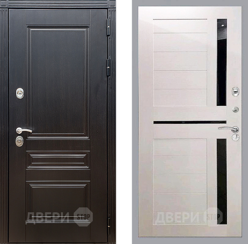 Входная металлическая Дверь Стоп МЕГАПОЛИС СБ-18 Лиственница беж в Жуковский
