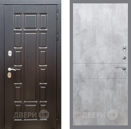 Входная металлическая Дверь Стоп НЬЮ ЙОРК ФЛ-290 Бетон светлый в Жуковский