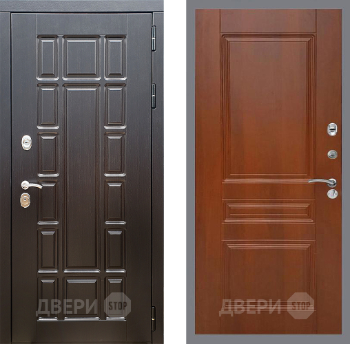Входная металлическая Дверь Стоп НЬЮ ЙОРК ФЛ-243 Итальянский орех в Жуковский