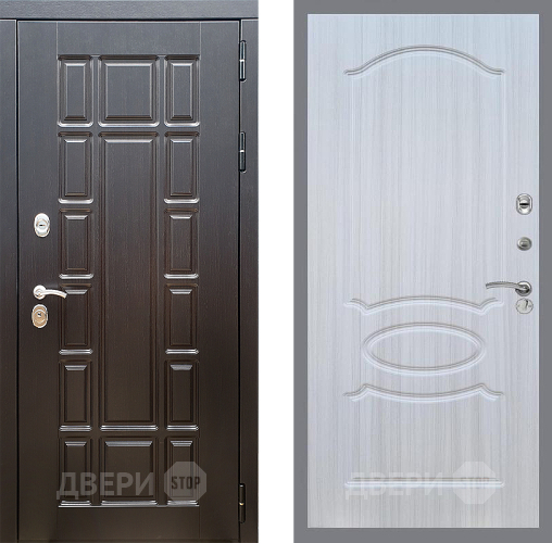 Входная металлическая Дверь Стоп НЬЮ ЙОРК ФЛ-128 Сандал белый в Жуковский