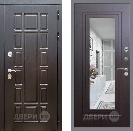 Дверь Стоп НЬЮ ЙОРК Зеркало ФЛ-120 Венге в Жуковский