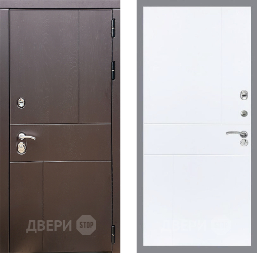 Входная металлическая Дверь Стоп УРБАН ФЛ-290 Силк Сноу в Жуковский