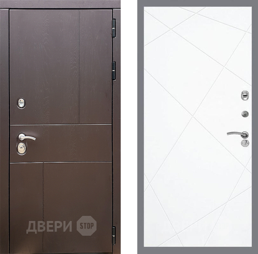 Входная металлическая Дверь Стоп УРБАН ФЛ-291 Силк Сноу в Жуковский