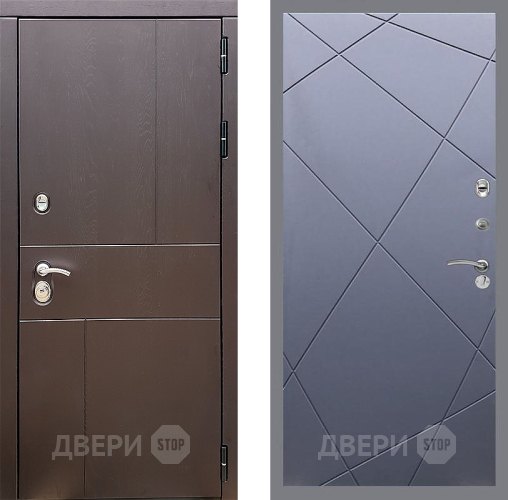 Входная металлическая Дверь Стоп УРБАН ФЛ-291 Силк титан в Жуковский