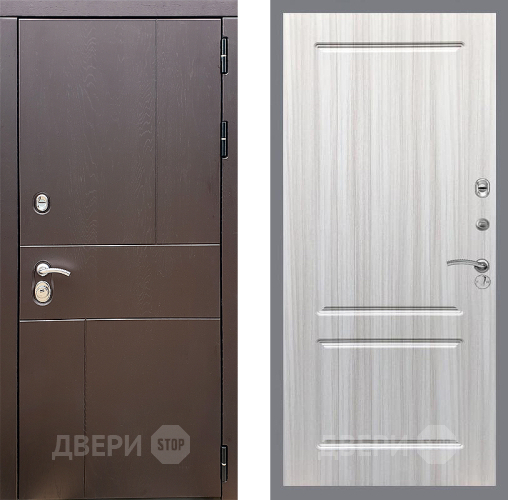 Входная металлическая Дверь Стоп УРБАН ФЛ-117 Сандал белый в Жуковский