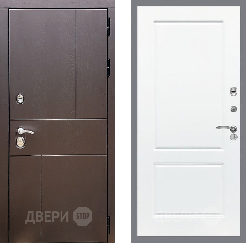 Входная металлическая Дверь Стоп УРБАН ФЛ-117 Силк Сноу в Жуковский