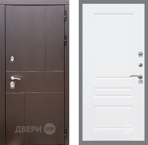 Входная металлическая Дверь Стоп УРБАН ФЛ-243 Силк Сноу в Жуковский