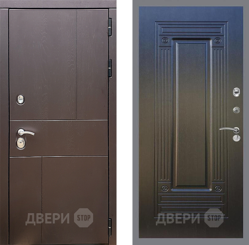 Входная металлическая Дверь Стоп УРБАН ФЛ-4 Венге в Жуковский