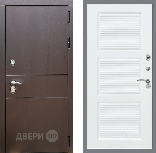 Входная металлическая Дверь Стоп УРБАН ФЛ-1 Силк Сноу в Жуковский