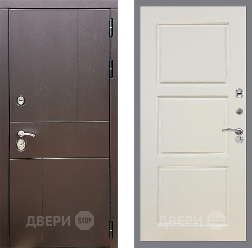 Входная металлическая Дверь Стоп УРБАН ФЛ-3 Шампань в Жуковский