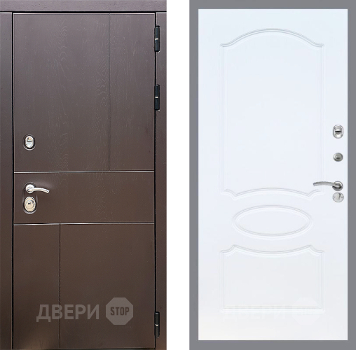 Дверь Стоп УРБАН ФЛ-128 Белый ясень в Жуковский
