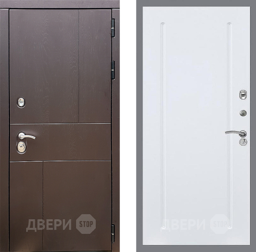Входная металлическая Дверь Стоп УРБАН ФЛ-68 Силк Сноу в Жуковский