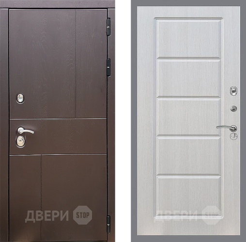 Входная металлическая Дверь Стоп УРБАН ФЛ-39 Лиственница беж в Жуковский