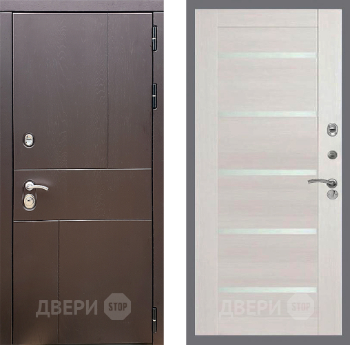 Входная металлическая Дверь Стоп УРБАН СБ-14 Лиственница беж в Жуковский