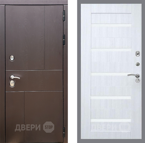Входная металлическая Дверь Стоп УРБАН СБ-14 Сандал белый в Жуковский