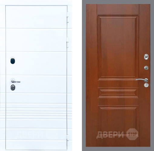 Входная металлическая Дверь Стоп ТРЕНДО ФЛ-243 Итальянский орех в Жуковский