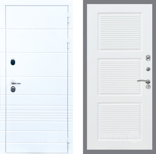 Дверь Стоп ТРЕНДО ФЛ-1 Силк Сноу в Жуковский