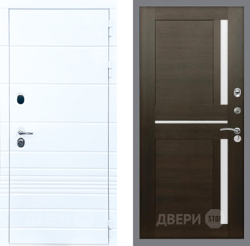 Входная металлическая Дверь Стоп ТРЕНДО СБ-18 Венге в Жуковский