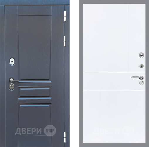 Входная металлическая Дверь Стоп ПЛАТИНУМ ФЛ-290 Силк Сноу в Жуковский