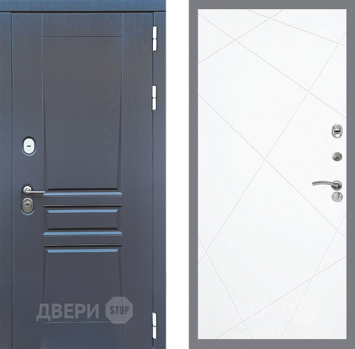 Входная металлическая Дверь Стоп ПЛАТИНУМ ФЛ-291 Силк Сноу в Жуковский