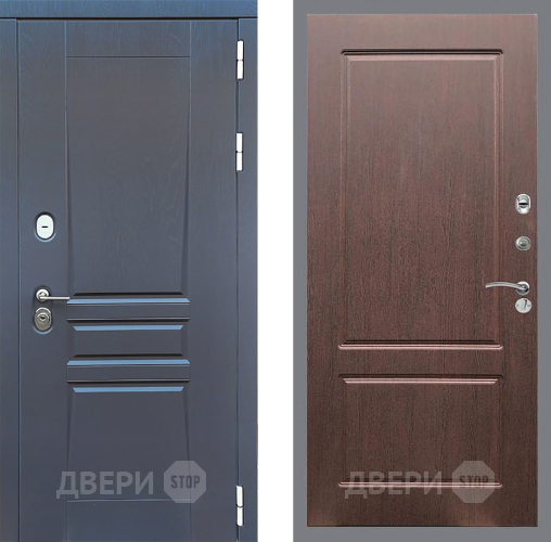 Входная металлическая Дверь Стоп ПЛАТИНУМ ФЛ-117 Орех премиум в Жуковский
