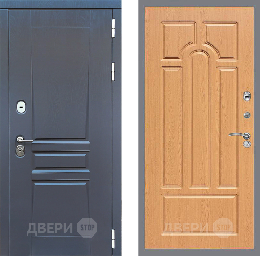 Входная металлическая Дверь Стоп ПЛАТИНУМ ФЛ-58 Дуб в Жуковский