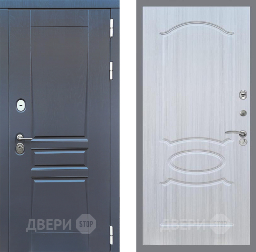 Входная металлическая Дверь Стоп ПЛАТИНУМ ФЛ-128 Сандал белый в Жуковский