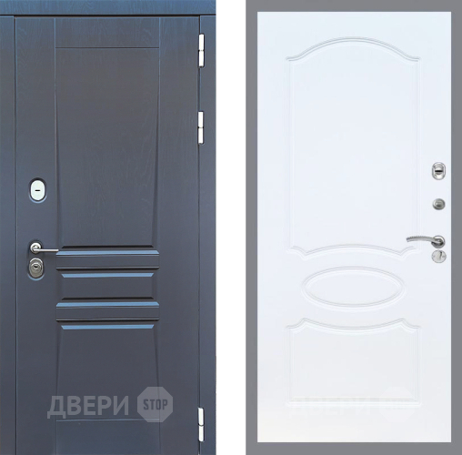 Входная металлическая Дверь Стоп ПЛАТИНУМ ФЛ-128 Белый ясень в Жуковский
